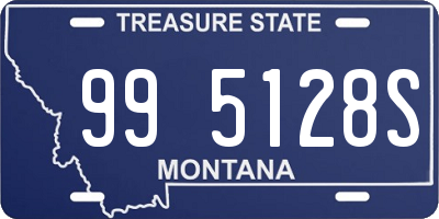 MT license plate 995128S