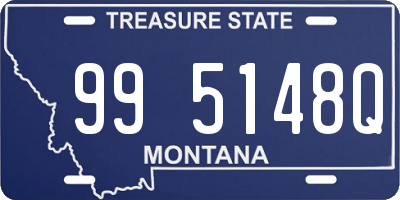 MT license plate 995148Q