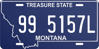 MT license plate 995157L