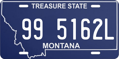 MT license plate 995162L