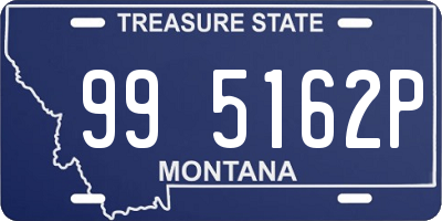 MT license plate 995162P