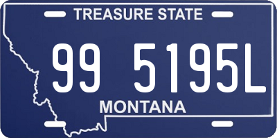 MT license plate 995195L