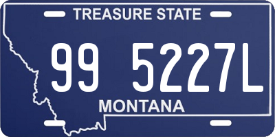 MT license plate 995227L