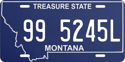 MT license plate 995245L