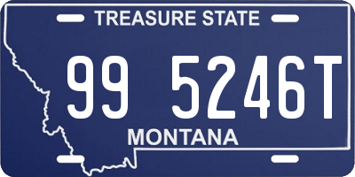 MT license plate 995246T