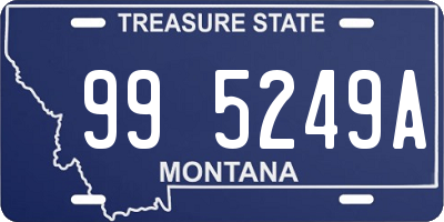 MT license plate 995249A