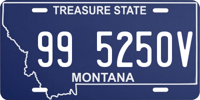 MT license plate 995250V