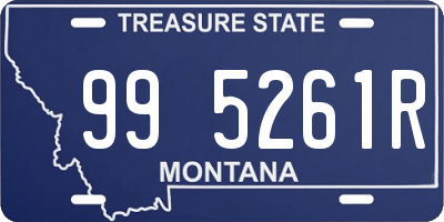 MT license plate 995261R