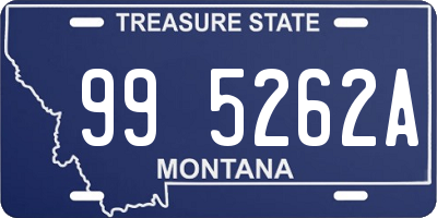 MT license plate 995262A