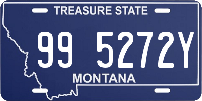 MT license plate 995272Y