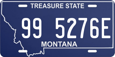 MT license plate 995276E