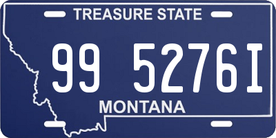 MT license plate 995276I