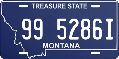 MT license plate 995286I