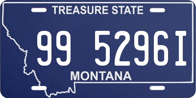 MT license plate 995296I