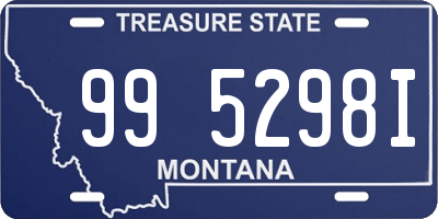 MT license plate 995298I