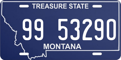 MT license plate 995329O