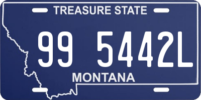 MT license plate 995442L