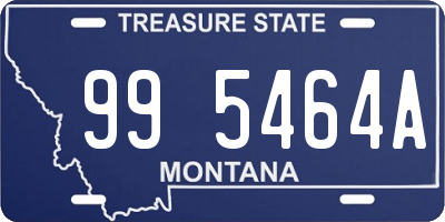 MT license plate 995464A