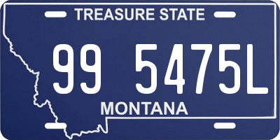 MT license plate 995475L