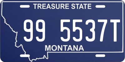 MT license plate 995537T