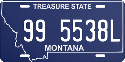 MT license plate 995538L