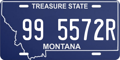 MT license plate 995572R