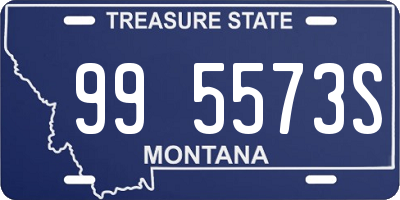 MT license plate 995573S