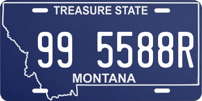 MT license plate 995588R