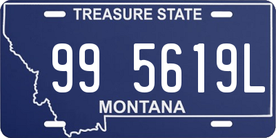 MT license plate 995619L