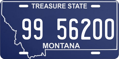 MT license plate 995620O