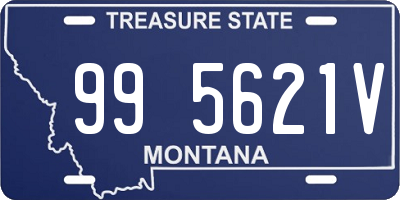 MT license plate 995621V