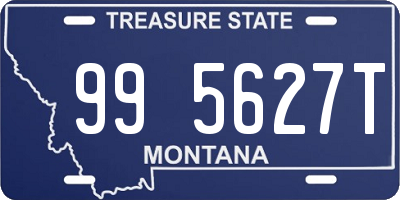 MT license plate 995627T