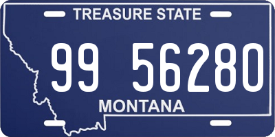 MT license plate 995628O