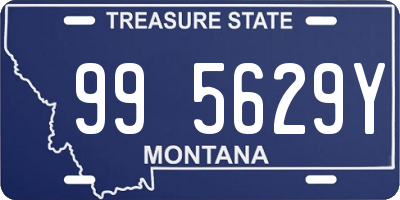 MT license plate 995629Y