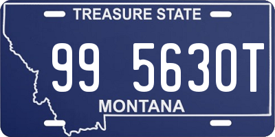 MT license plate 995630T