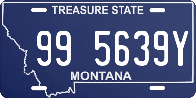 MT license plate 995639Y