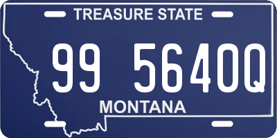 MT license plate 995640Q