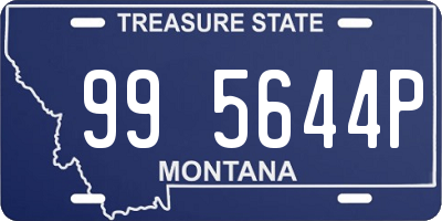 MT license plate 995644P