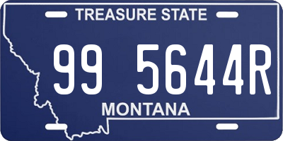 MT license plate 995644R