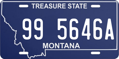 MT license plate 995646A