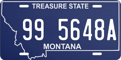 MT license plate 995648A