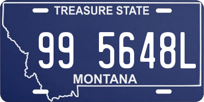 MT license plate 995648L