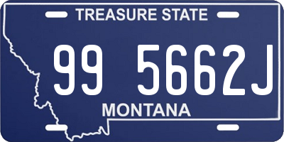 MT license plate 995662J