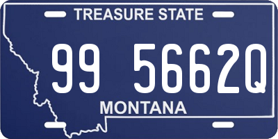 MT license plate 995662Q