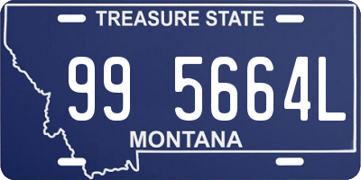 MT license plate 995664L