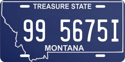 MT license plate 995675I