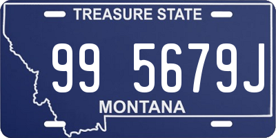 MT license plate 995679J