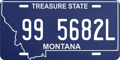 MT license plate 995682L