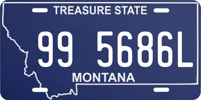 MT license plate 995686L