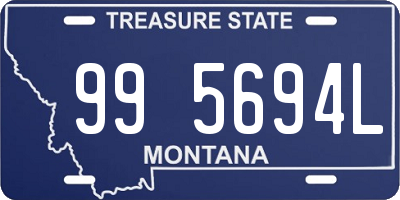 MT license plate 995694L